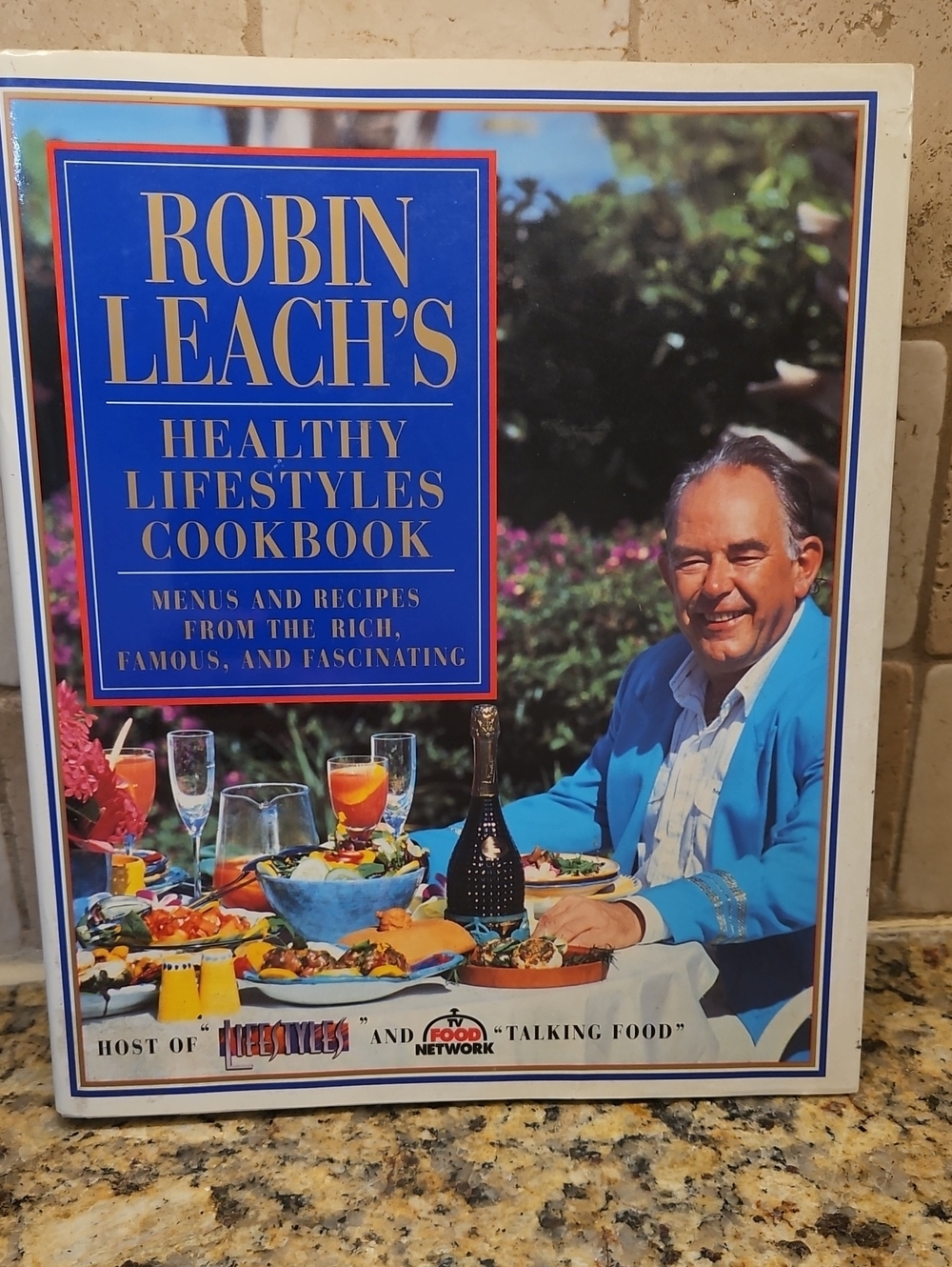 Robin Leach's Healthy Lifestyles Cookbook Autographed Signed